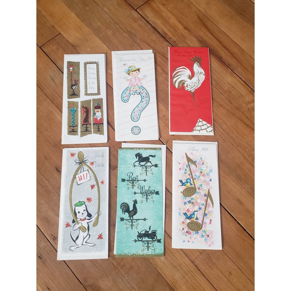 60s Brand New Greeting Cards